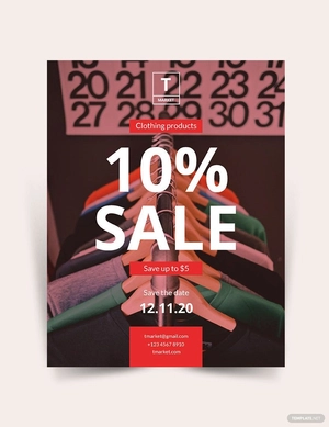 Sale Promotion Flyer Template
