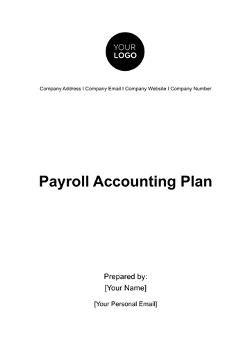 Free Payroll Accounting Plan Template to Edit Online