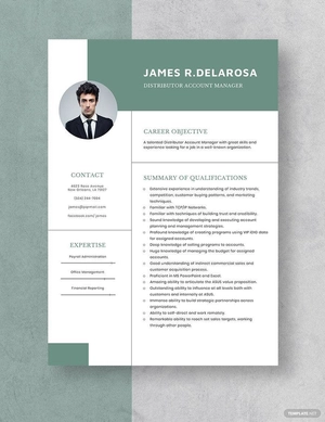 Distributor Account Manager Resume