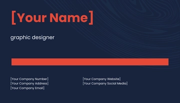 Free Graphic Designer Business Card Template to Edit Online