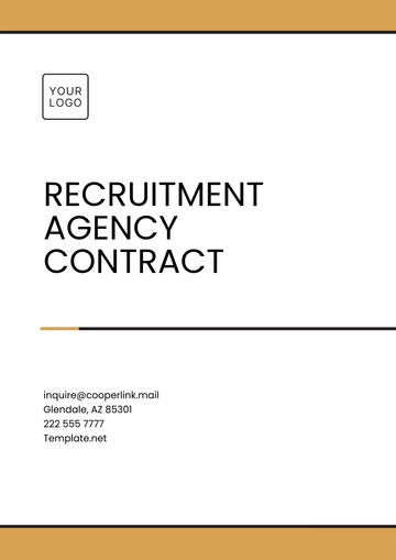 Free Recruitment Agency Contract Template to Edit Online