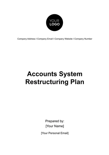 Free Accounts System Restructuring Plan Template to Edit Online