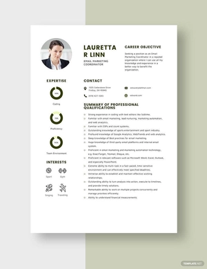 Email Marketing Coordinator Resume