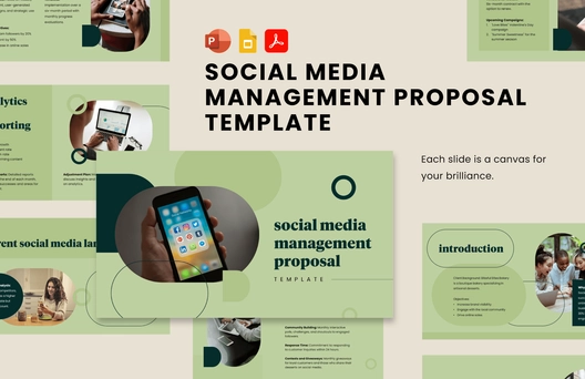 Social Media Management Proposal Template