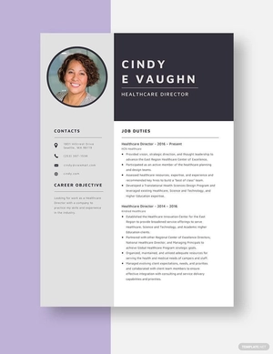 Healthcare Director Resume