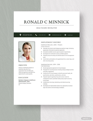 Healthcare Recruiter Resume