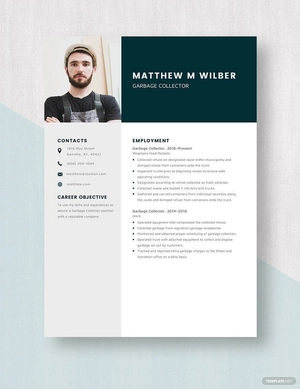 Garbage Collector Resume