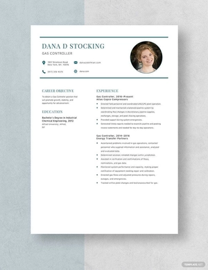 Gas Controller Resume