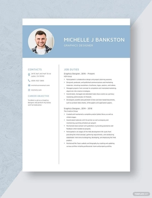 Graphics Designer Resume