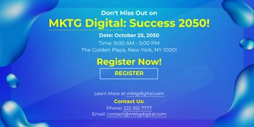 Free Digital Marketing Agency Standard Event Banner Template to Edit Online