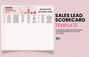 Sales Lead Scorecard Template Sales Lead Scorecard Template