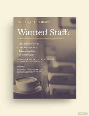 Wanted Flyer Template