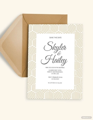 Skyler Wedding Invitation Template