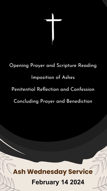 Free Ash Wednesday Service Outline Template to Edit Online