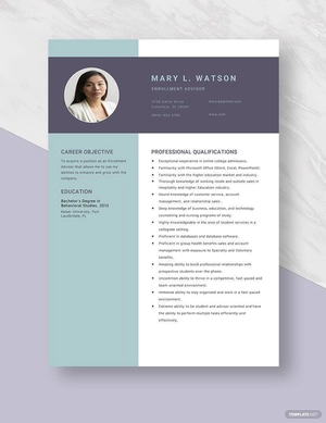 Enrollment Adviser Resume