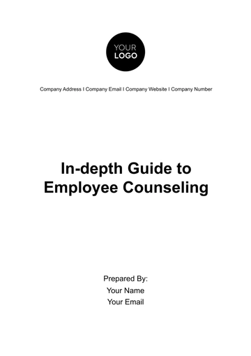 Free In-depth Guide to Employee Counseling HR Template to Edit Online