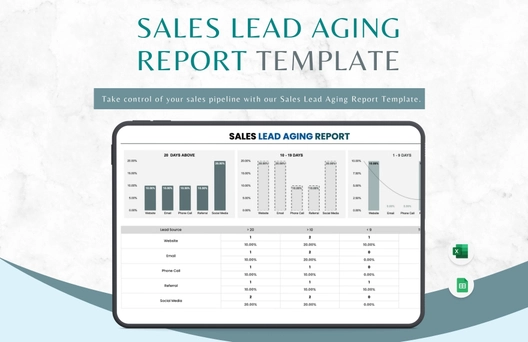 Sales Lead Aging Report Template