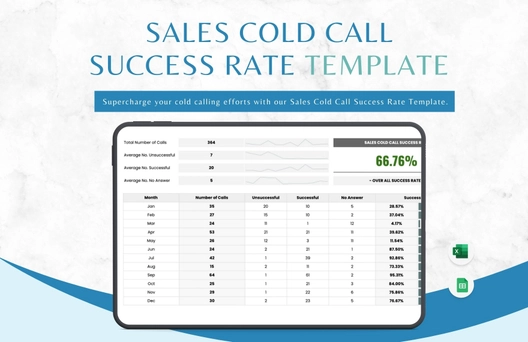 Sales Cold Call Success Rate Template