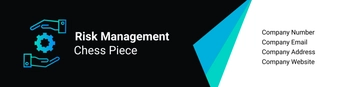 Free Risk Management Chess Piece Header Template to Edit Online