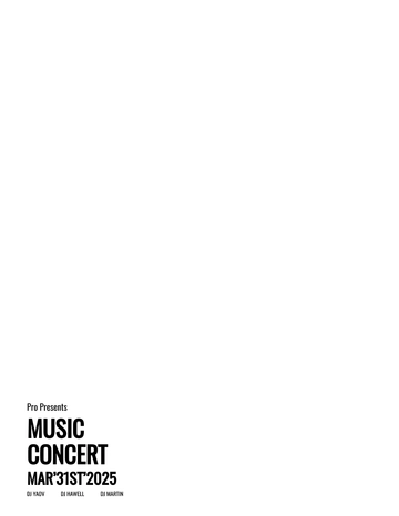 Free Music Band Letterhead Template to Edit Online