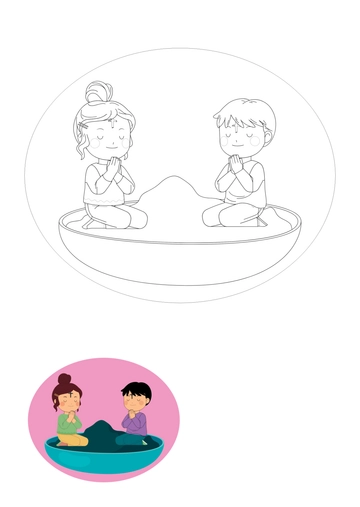 Free Ash Wednesday Coloring Pages Template to Edit Online