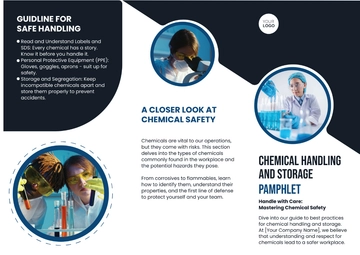 Free Chemical Handling and Storage Pamphlet Template to Edit Online