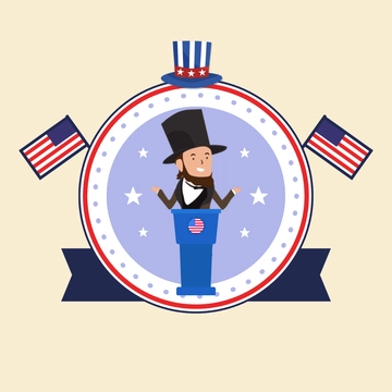 Free President's Day Clipart Template to Edit Online
