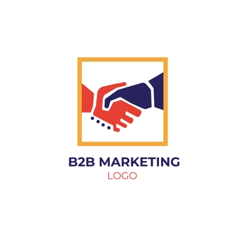 Free B2B Marketing Logo Template to Edit Online