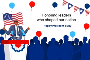 Free President's Day Template to Edit Online