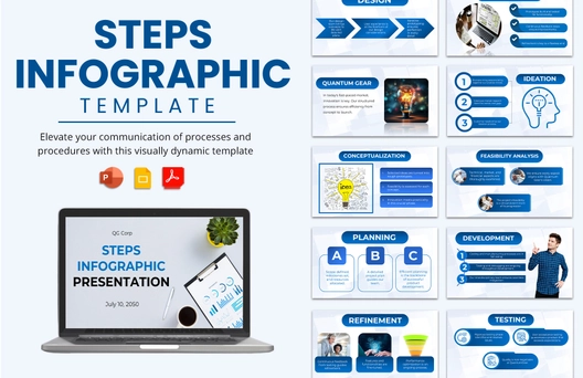 Steps Infographic Template