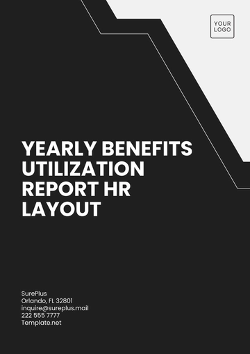 Free Yearly Benefits Utilization Report HR Layout Template to Edit Online