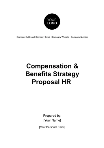 Free Compensation & Benefits Strategy Proposal HR Template to Edit Online