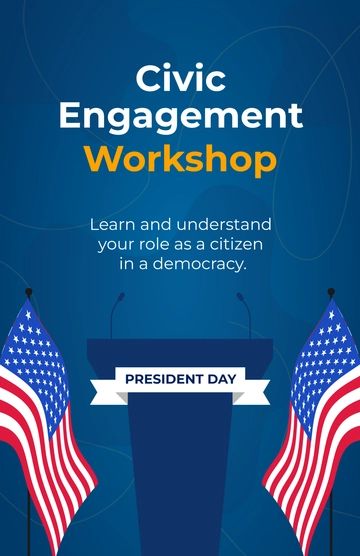 Free President's Day Announcement Template to Edit Online