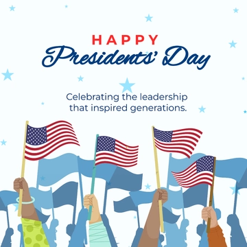Free President's Day Social Media Posts Template to Edit Online
