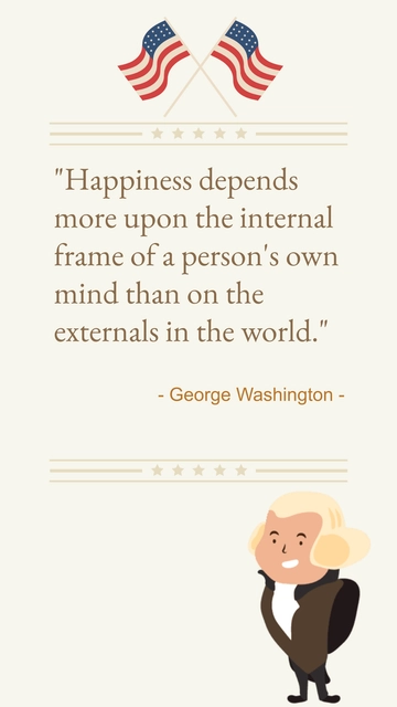 Free President's Day Inspirational Quotes Template to Edit Online