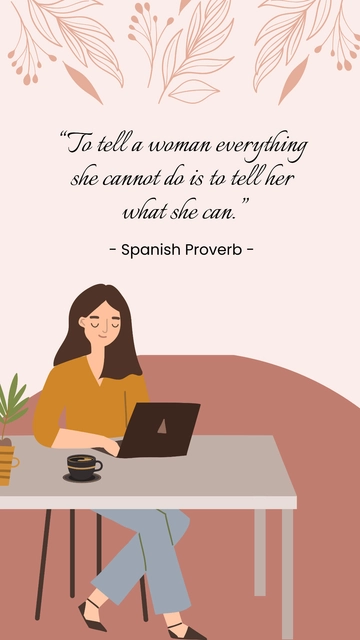 Free International Women's Day Quotes for Employees Template to Edit Online