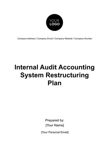 Free Internal Audit Accounting System Restructuring Plan Template to Edit Online
