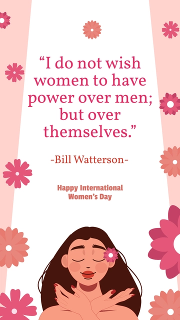 Free International Women's Day Short Quotes Templates to Edit Online