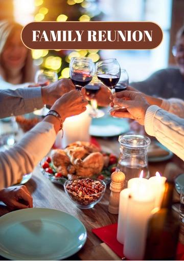 Free Family Reunion Itinerary Template to Edit Online