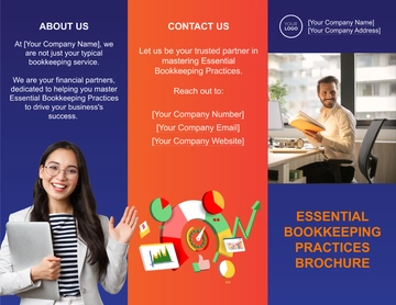 Free Essential Bookkeeping Practices Brochure Template to Edit Online