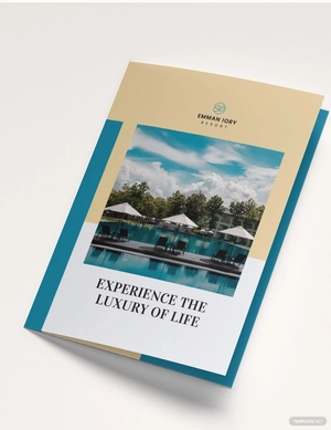 Hill Resort Bi-Fold Brochure Template