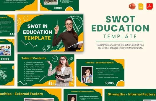 SWOT in Education Template