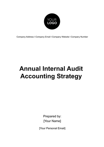 Free Annual Internal Audit Accounting Strategy Plan Template to Edit Online