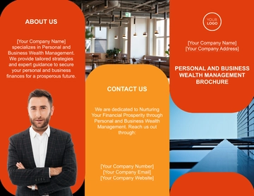 Free Personal and Business Wealth Management Brochure Template to Edit Online