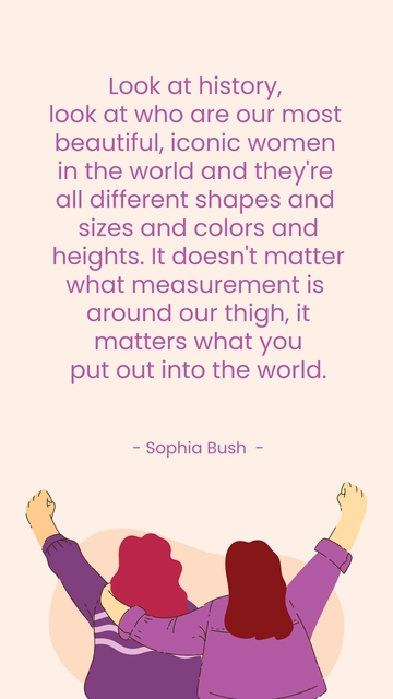 Free International Women's Day Appreciation Quotes Template to Edit Online