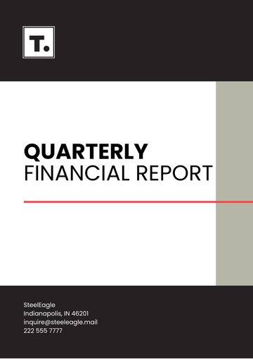 Free Printable Quarterly Financial Report Template to Edit Online