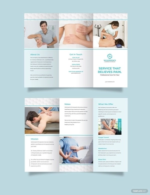 Medical Spa Tri-Fold Brochure Template