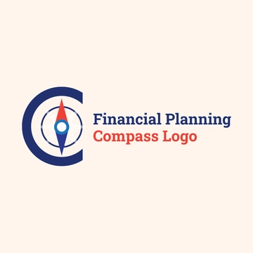 Free Financial Planning Compass Logo Template to Edit Online