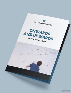 Organisation Annual Report Bi-fold brochure Template Organisation Annual Report Bi-fold brochure Template