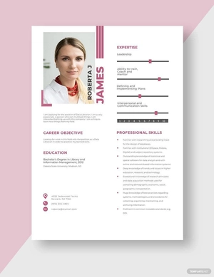 Data Librarian Resume